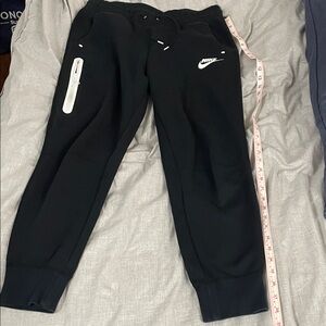 Nike Women’s Black Sweatpants with White Logo